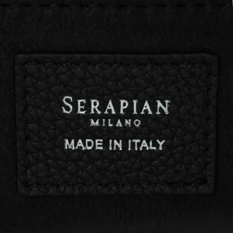 SERAPIAN バーニーズ　ニューヨーク限定 ミニトートバッグ BLACK