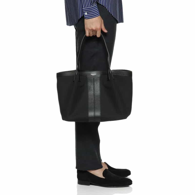 SERAPIAN バーニーズ　ニューヨーク限定 ミニトートバッグ BLACK