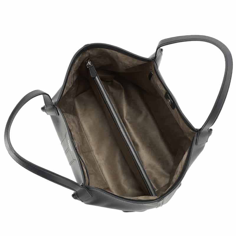 SERAPIAN バーニーズ　ニューヨーク限定 レザートートバッグ BLACK