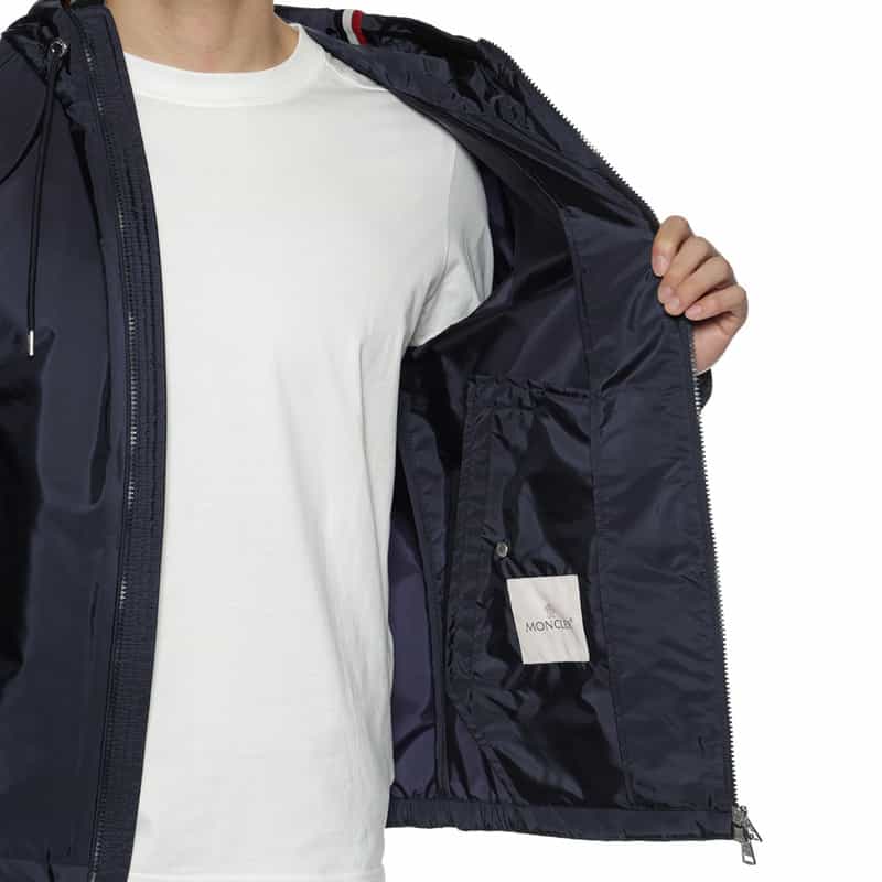 MONCLER MONCLER＜モンクレール＞ジップアップ ナイロンブルゾン NAVY
