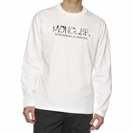 関税送料込【MONCLER】グルノーブル 長袖 トーナル ロゴ Tシャツ モンクレール MONCLER Tシャツ カットソー GRENOBLE