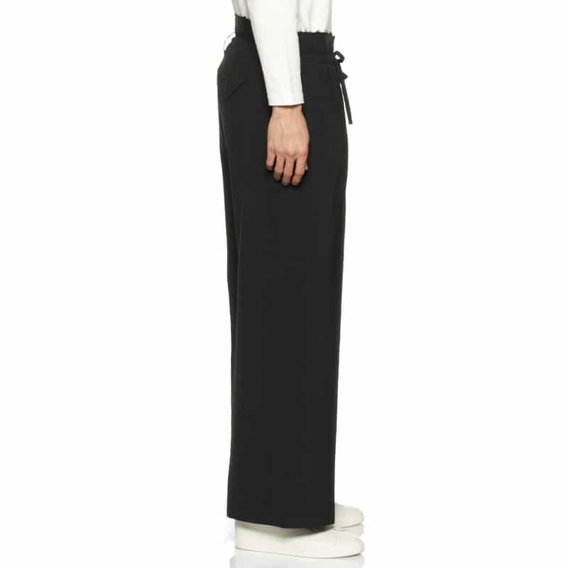 YOKE/ANCELLM YOKE＜ヨーク＞×ANCELLM＜アンセルム＞セットアップ ウール イージーパンツ BLACK