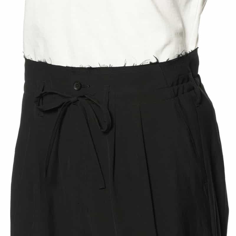 YOKE/ANCELLM YOKE＜ヨーク＞×ANCELLM＜アンセルム＞セットアップ ウール イージーパンツ BLACK