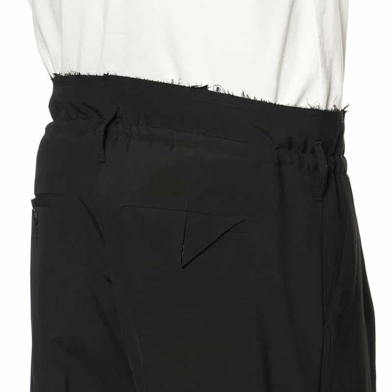 YOKE/ANCELLM YOKE＜ヨーク＞×ANCELLM＜アンセルム＞セットアップ ウール イージーパンツ BLACK