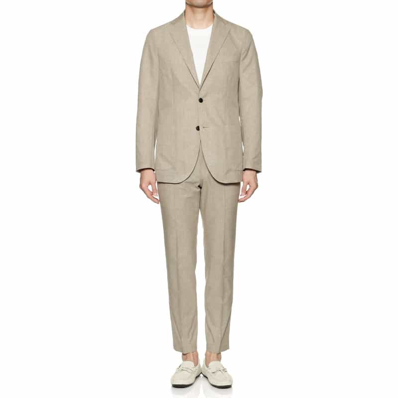 BARNEYS NEW YORK セットアップ COOLDOTS素材パンツ BEIGE