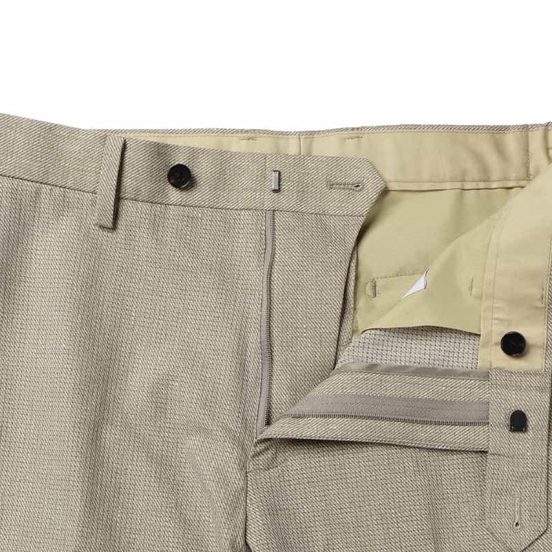 BARNEYS NEW YORK セットアップ COOLDOTS素材パンツ BEIGE