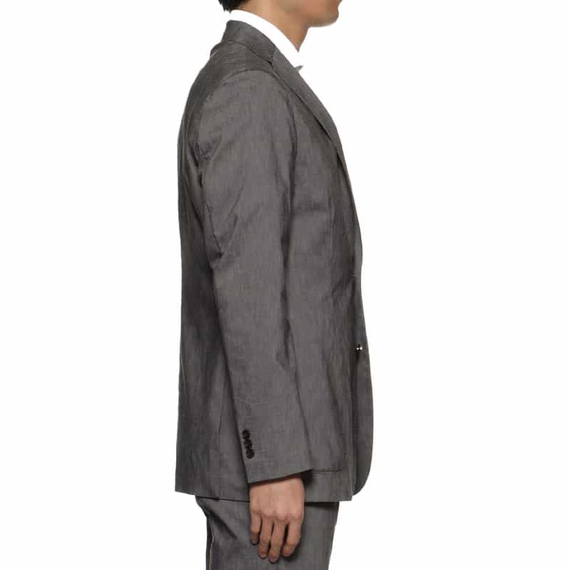 BARNEYS NEW YORK セットアップストレッチ素材ジャケット GRAY