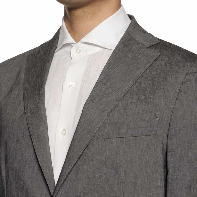 BARNEYS NEW YORK セットアップストレッチ素材ジャケット GRAY