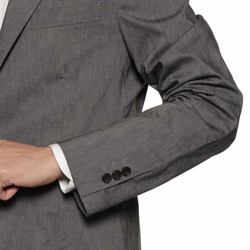 BARNEYS NEW YORK セットアップストレッチ素材ジャケット GRAY