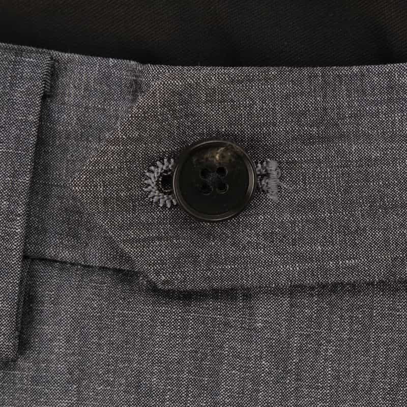 BARNEYS NEW YORK セットアップストレッチ素材ストレートパンツ GRAY