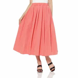 ウォッシャブル ウエストゴムギャザースカート