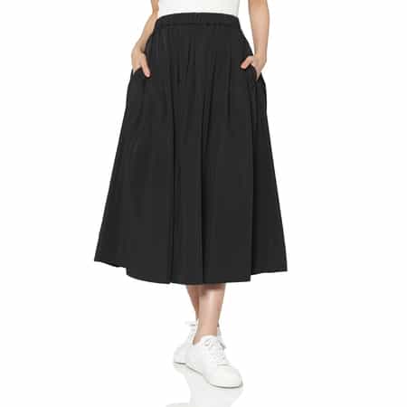 ウォッシャブル ウエストゴムギャザースカート