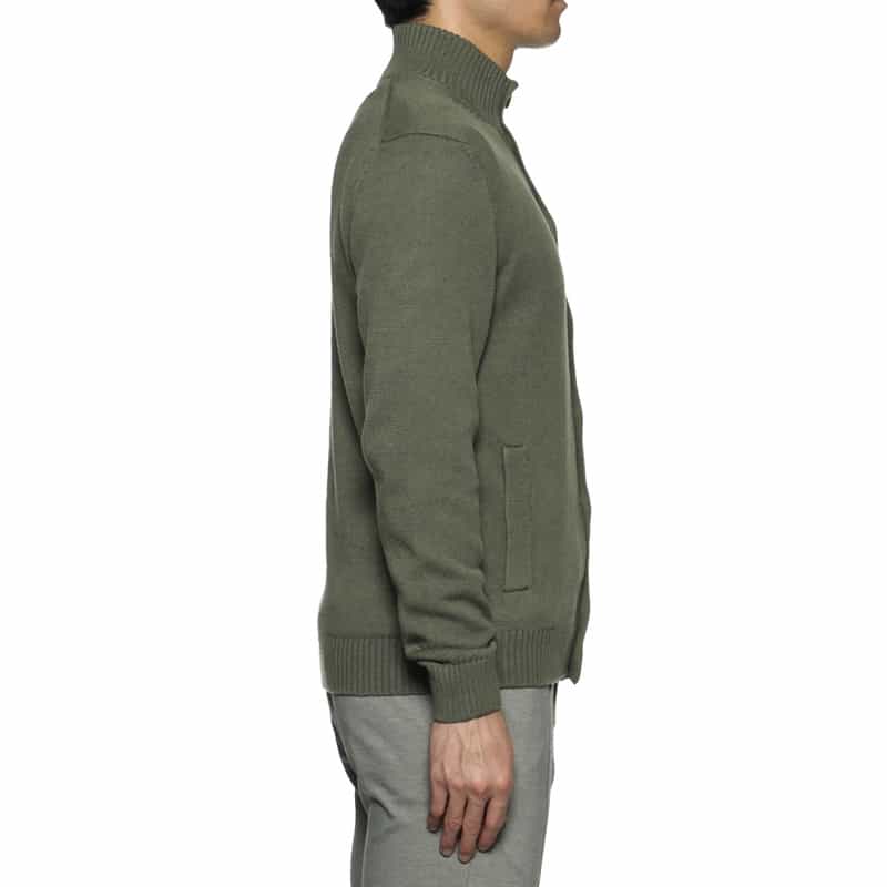ZANONE ニットカーディガン "CHIOTO" KHAKI