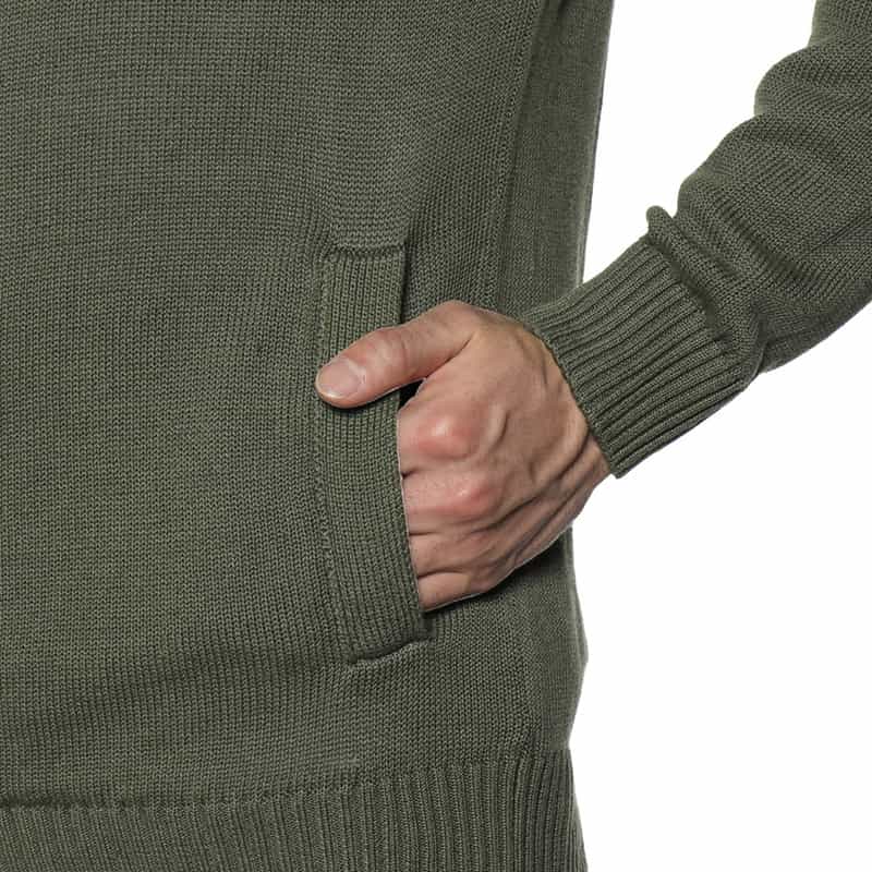 ZANONE ニットカーディガン "CHIOTO" KHAKI