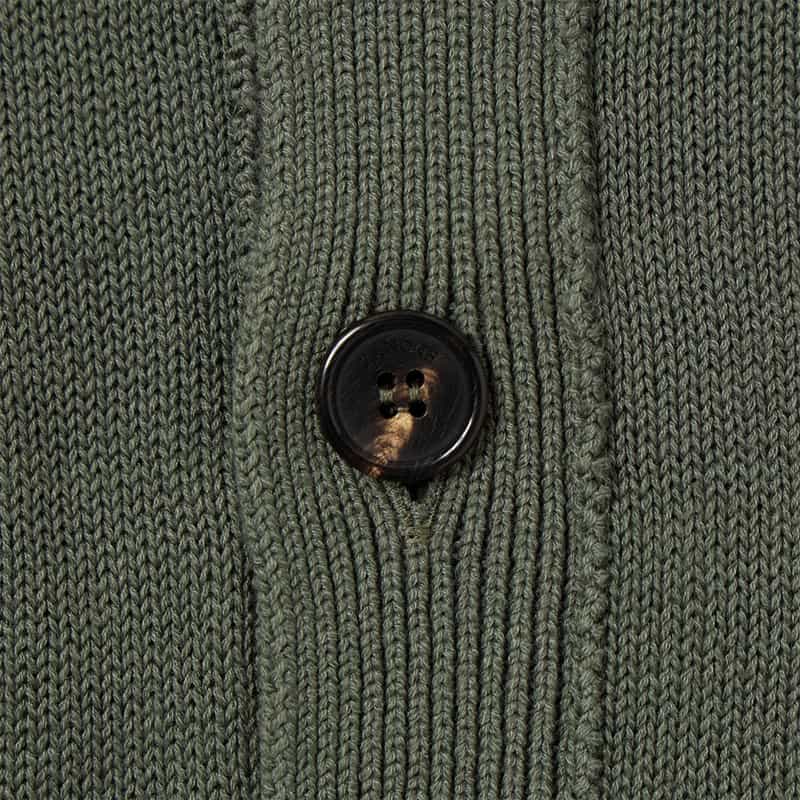 ZANONE ニットカーディガン "CHIOTO" KHAKI