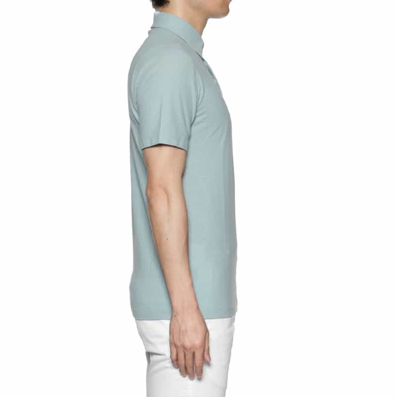 ZANONE アイスコットン素材ポロシャツ LT BLUE