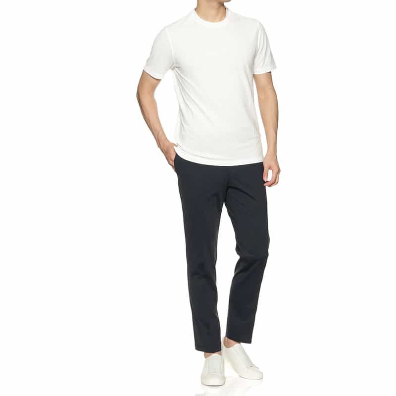 ZANONE ZANONE＜ザノーネ＞アイスコットン素材クルーネックTシャツ WHITE