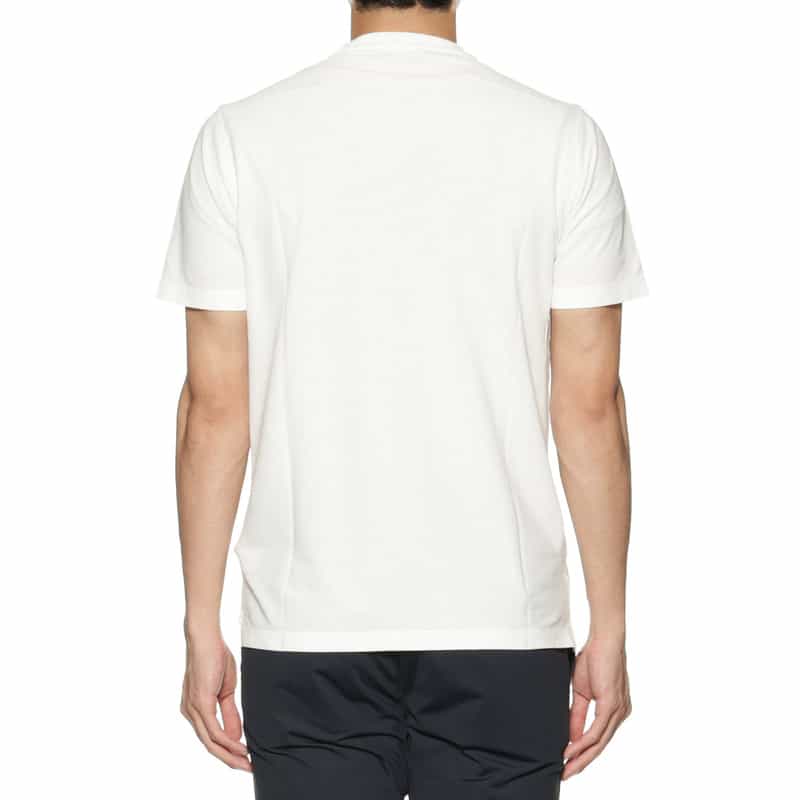 ZANONE ZANONE＜ザノーネ＞アイスコットン素材クルーネックTシャツ WHITE