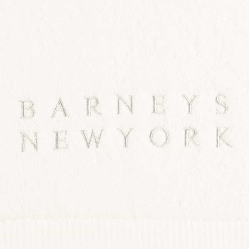 BARNEYS NEW YORK フェイスタオル （ホワイト） WHITE