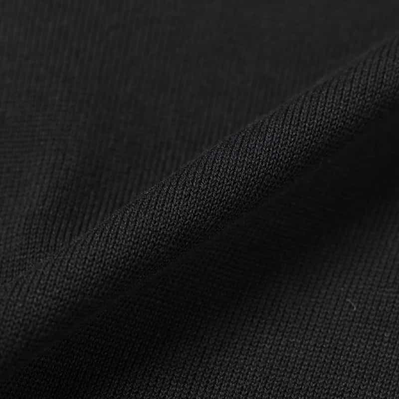 FILIPPO DE LAURENTIIS コットンニットパーカ BLACK