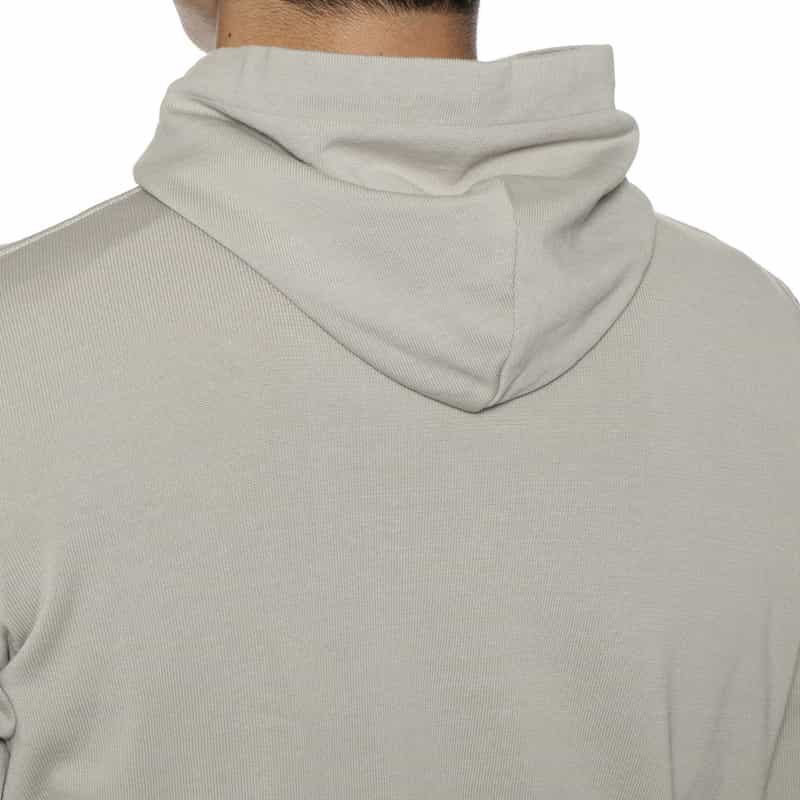 FILIPPO DE LAURENTIIS コットンニットパーカ GRAY