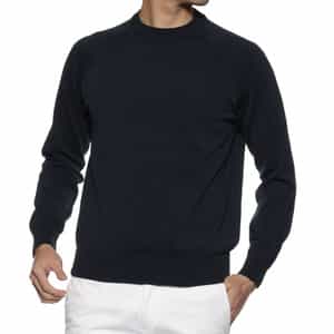 BARNEYS NEW YORK クルーネックセーター ネイビー BARNEYS NEW YORK クルーネックセーター ネイビー
