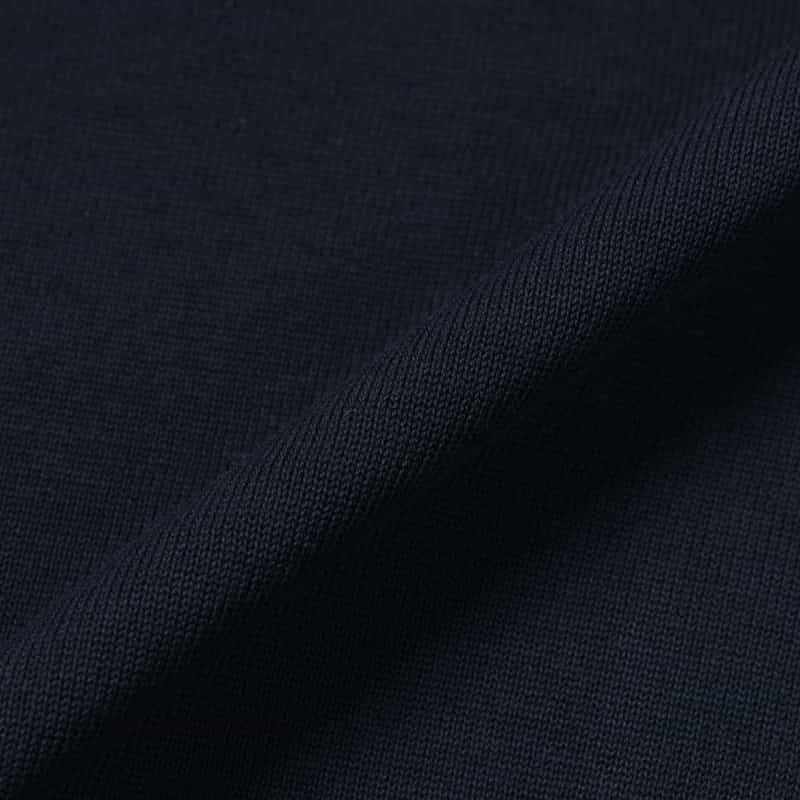 FILIPPO DE LAURENTIIS コットン素材クルーネックニットプルオーバー NAVY