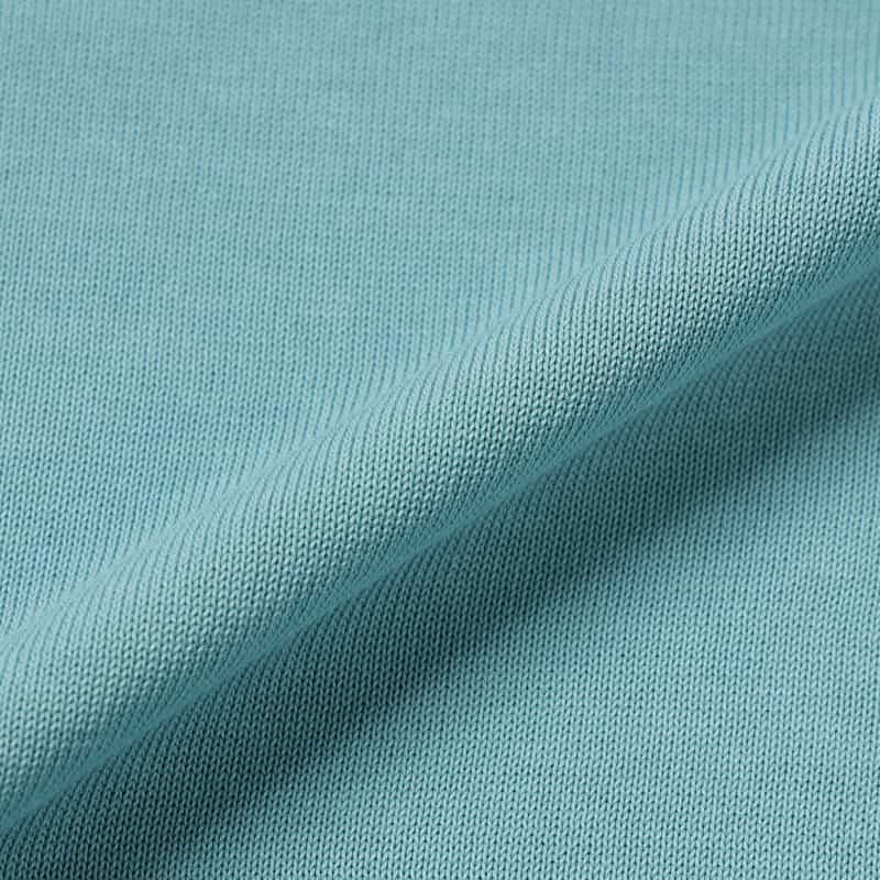 FILIPPO DE LAURENTIIS コットン素材クルーネックニットプルオーバー TURQUOISE