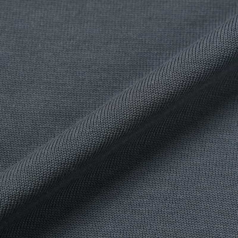 FILIPPO DE LAURENTIIS コットン素材クルーネックニットプルオーバー GRAY