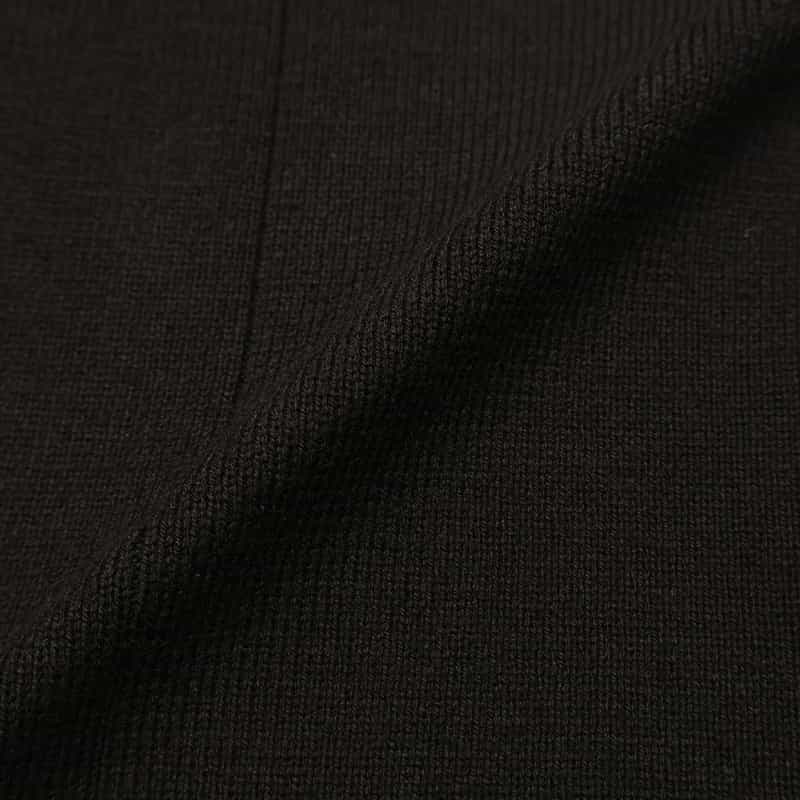 BARNEYS NEW YORK ドローストリング ニットテーパードパンツ BLACK