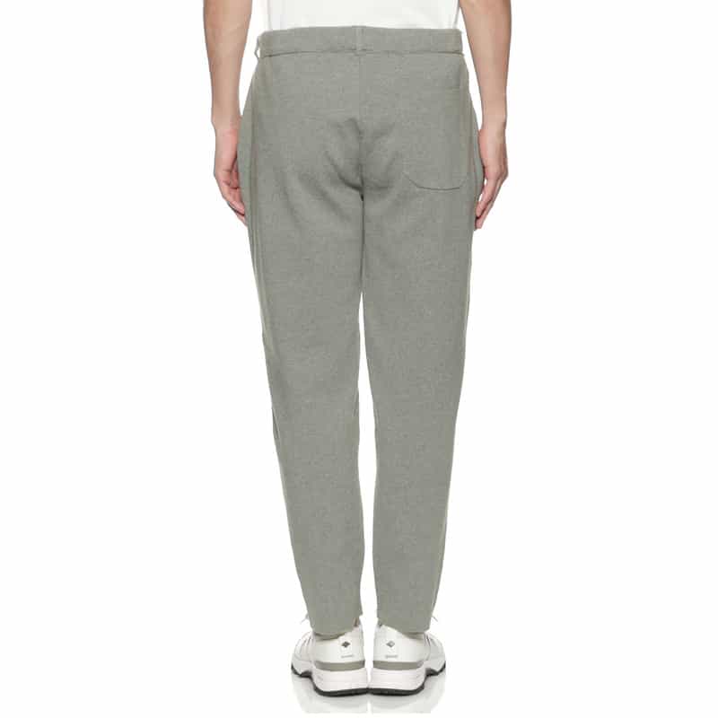 BARNEYS NEW YORK ドローストリング ニットテーパードパンツ GRAY