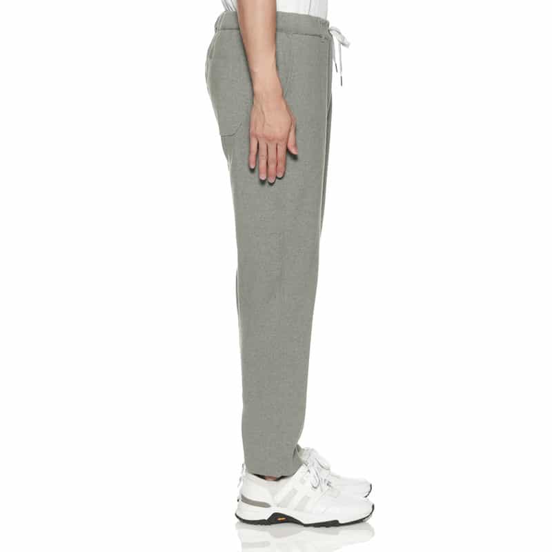 BARNEYS NEW YORK ドローストリング ニットテーパードパンツ GRAY