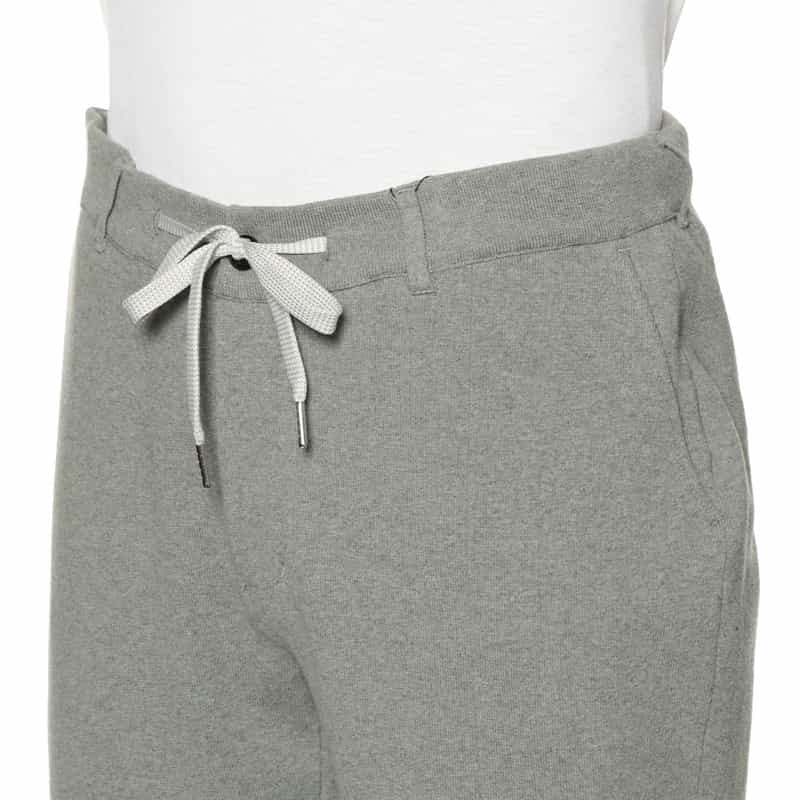 BARNEYS NEW YORK ドローストリング ニットテーパードパンツ GRAY