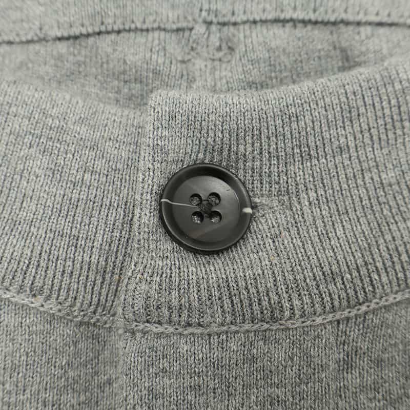 BARNEYS NEW YORK ドローストリング ニットテーパードパンツ GRAY