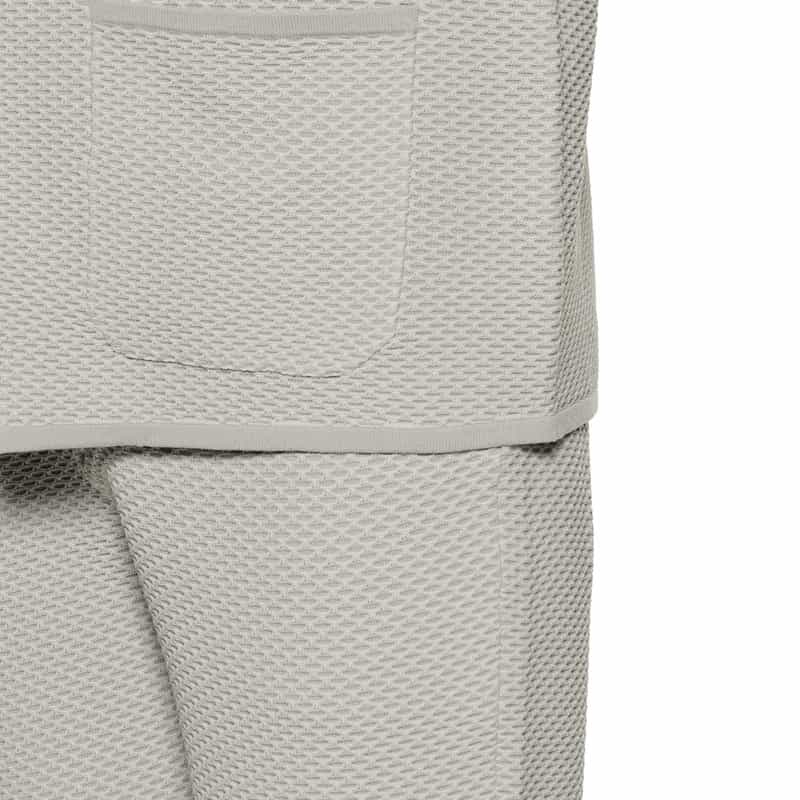 BARNEYS NEW YORK セットアップ ワッフルニットジャケット LT GRAY