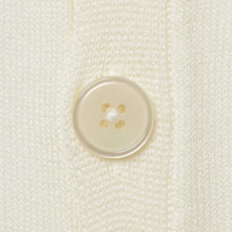 BARNEYS NEW YORK リネン風ニットカーディガン IVORY