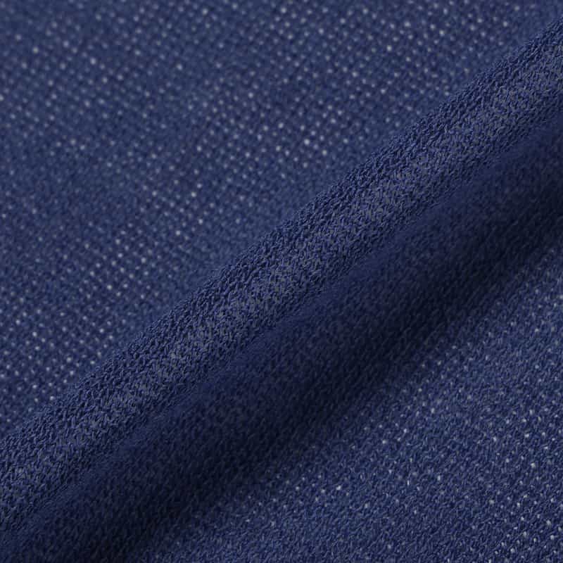 BARNEYS NEW YORK リネン風ニットカーディガン BLUE