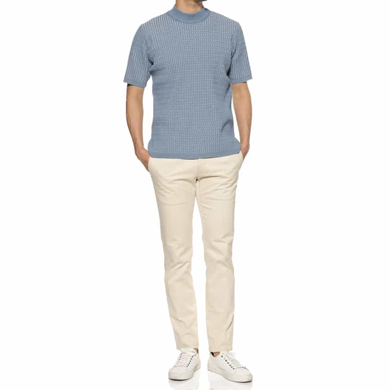 BARNEYS NEW YORK ニットプルオーバー BLUE