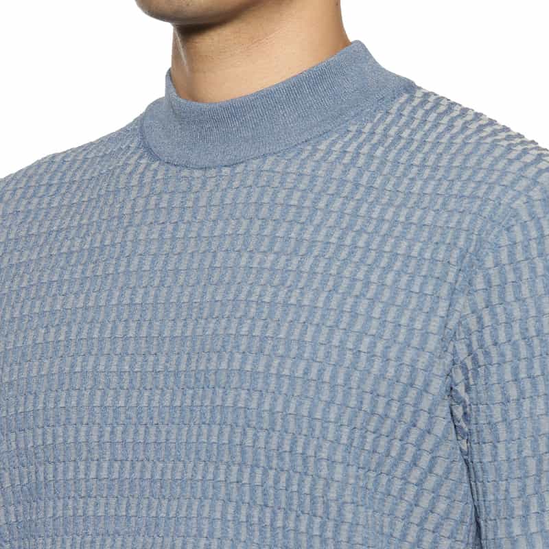 BARNEYS NEW YORK ニットプルオーバー BLUE