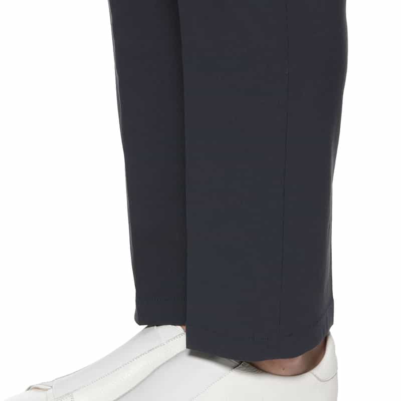 BARNEYS NEW YORK ドローストリング ストレートパンツ NAVY