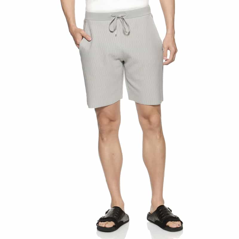 BARNEYS NEW YORK ウォッシャブル ニットショーツ LIGHT GRAY