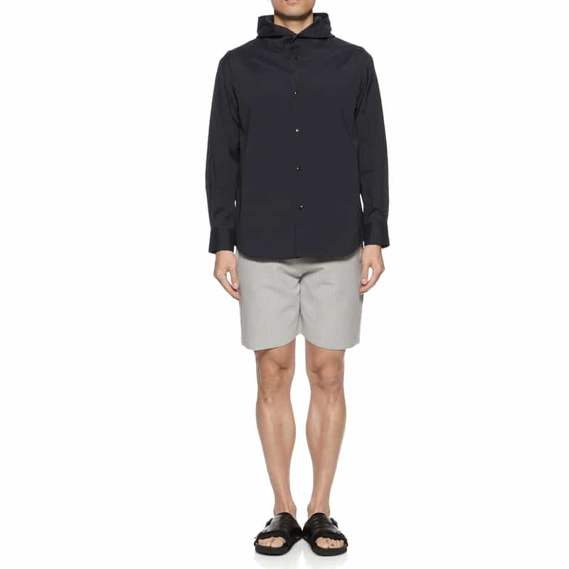 BARNEYS NEW YORK ウォッシャブル ニットショーツ LIGHT GRAY