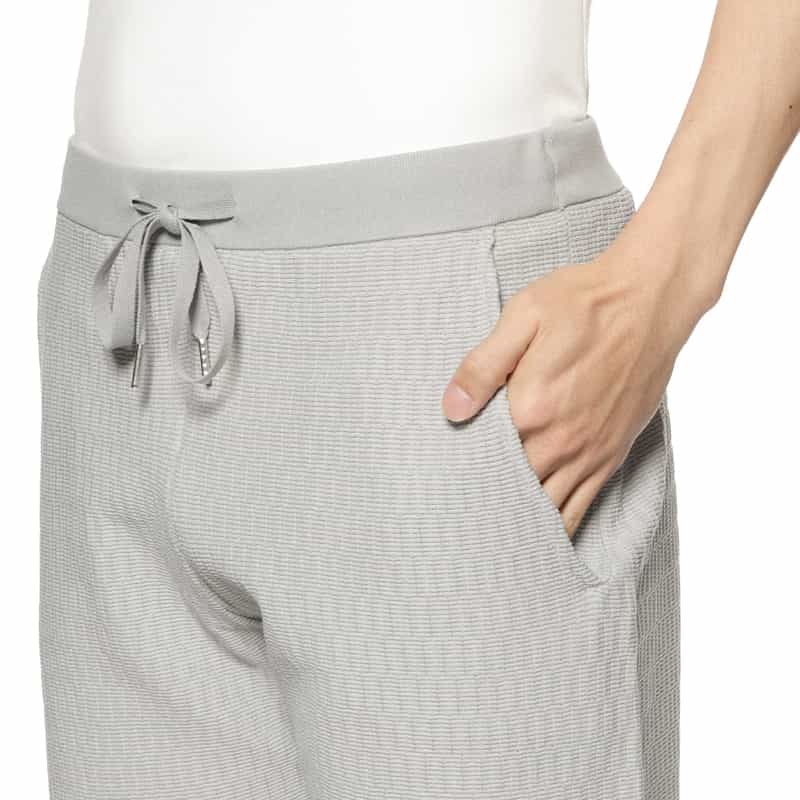 BARNEYS NEW YORK ウォッシャブル ニットショーツ LIGHT GRAY