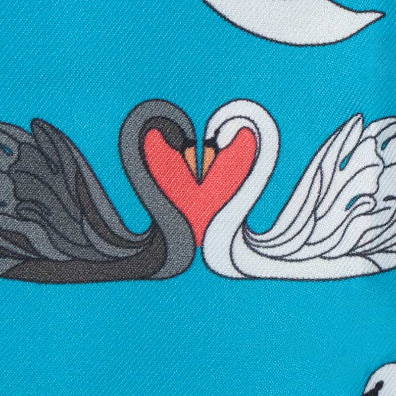 DIEFFE KINLOCH ポケットチーフ BLUE