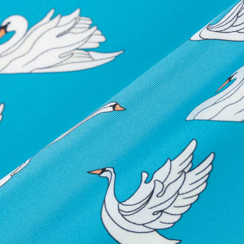 DIEFFE KINLOCH ポケットチーフ BLUE