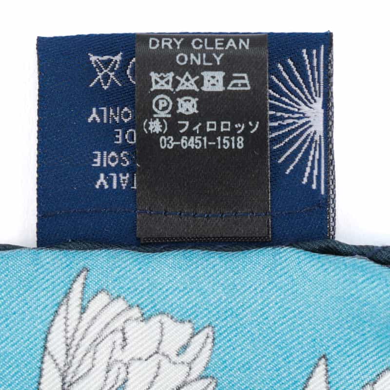 DIEFFE KINLOCH ポケットチーフ BLUE