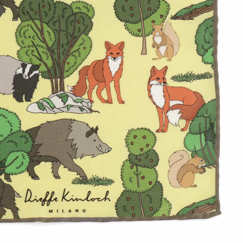 DIEFFE KINLOCH ポケットチーフ BEIGE