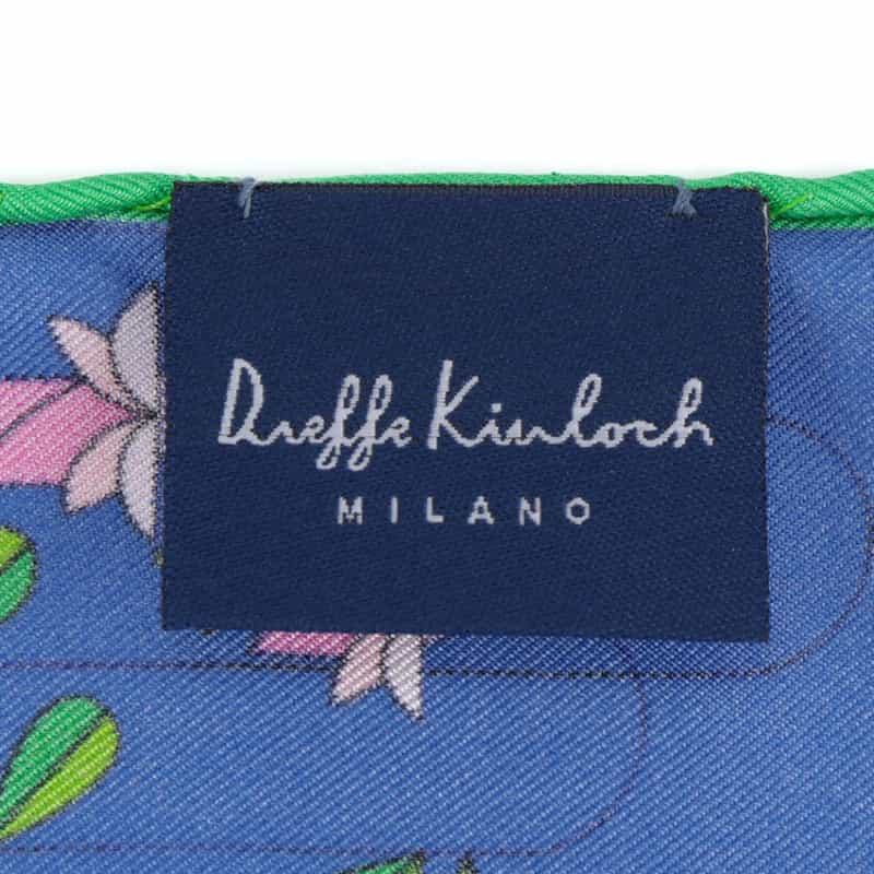 DIEFFE KINLOCH ポケットチーフ NAVY