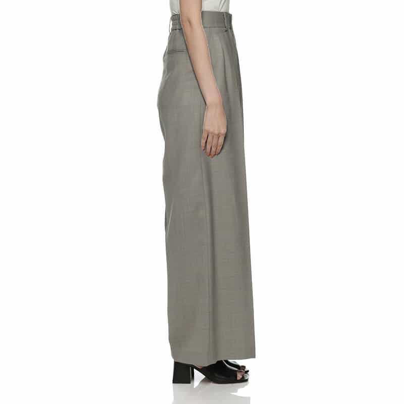 HYKE ワイドパンツ GRAY