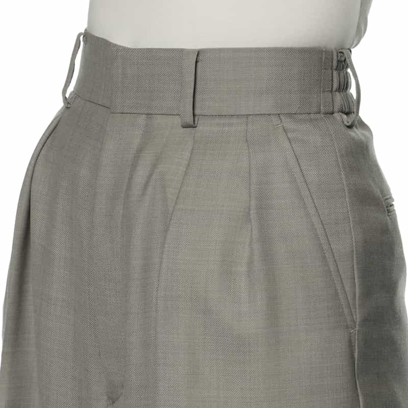 HYKE ワイドパンツ GRAY